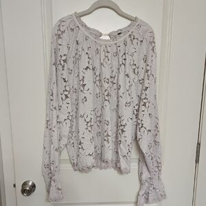 Free People  Lace Blouse